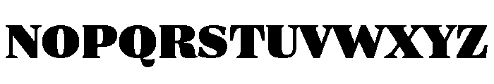 ParcloSerif Ultra Font UPPERCASE