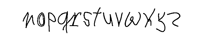 Pardon Regular Font LOWERCASE