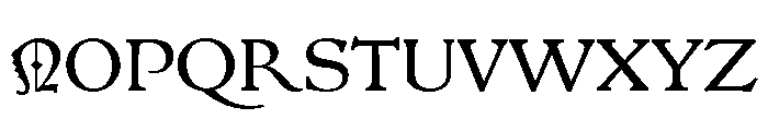 Parix Hybrid111R Font UPPERCASE