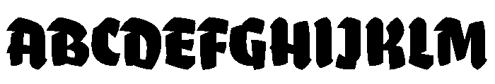 Paroli Regular Webfont Font UPPERCASE