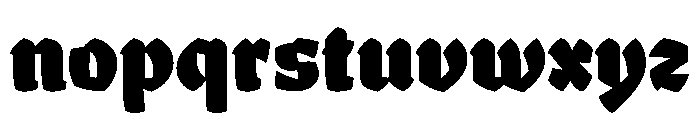 Paroli Regular Webfont Font LOWERCASE