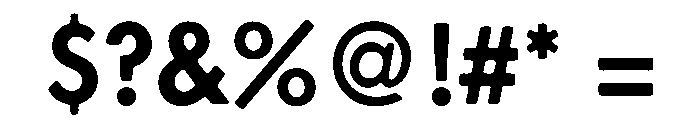 Passata Bold Font OTHER CHARS