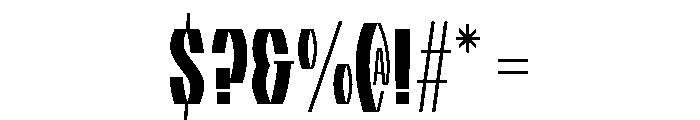 Patyk Bold Font OTHER CHARS