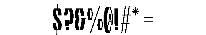 Patyk SemiBold Font OTHER CHARS