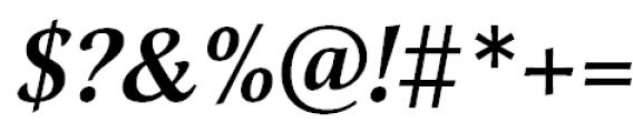 Pallada Bold Italic Font OTHER CHARS