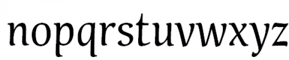 Pallada Regular Font LOWERCASE