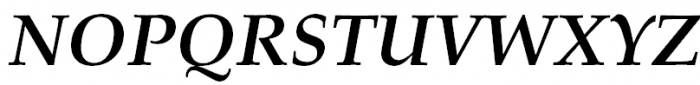 Palladium Bold Italic Font UPPERCASE