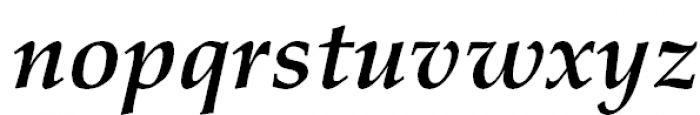 Palladium Bold Italic Font LOWERCASE