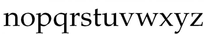 Palladium Normal Font LOWERCASE