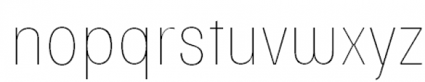 Parangon Condensed Extra Light Font LOWERCASE