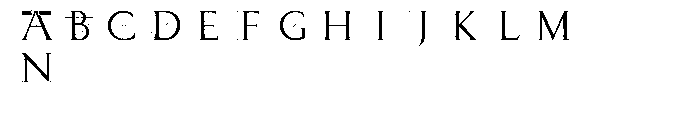 Pacioli Font UPPERCASE