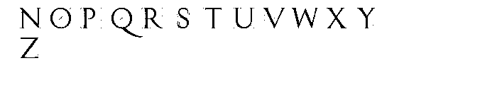 Pacioli Font UPPERCASE