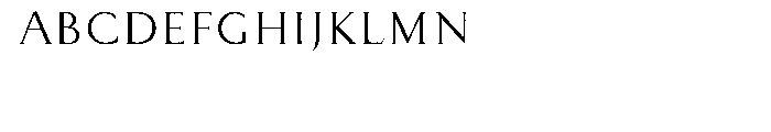 Pacioli Font LOWERCASE