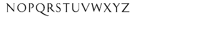 Pacioli Font LOWERCASE