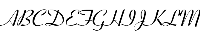 Pageant Font UPPERCASE