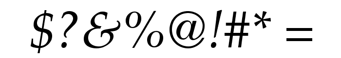 PalatinoLTStd-Italic Font OTHER CHARS