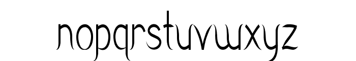 Palavio-CondensedRegular Font LOWERCASE