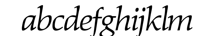 PalazzoWerk-Italic Font LOWERCASE