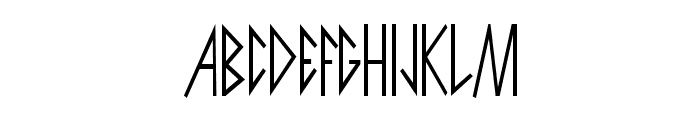 Pantria-CondensedRegular Font UPPERCASE