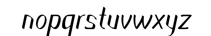 Pantrio-BoldItalic Font LOWERCASE