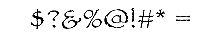 Papyrus Font OTHER CHARS
