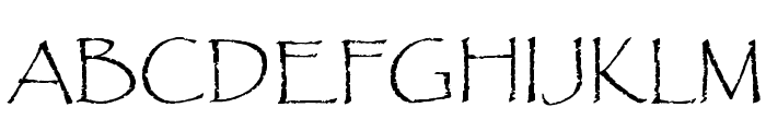 Papyrus Font UPPERCASE