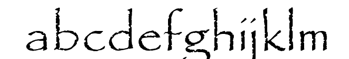 Papyrus Font LOWERCASE