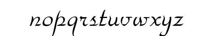 ParkAveD Font LOWERCASE