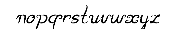 ParlorTrickItalic Font LOWERCASE