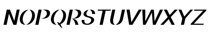 Pastro-BoldItalic Font UPPERCASE