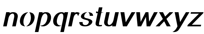 Pastro-BoldItalic Font LOWERCASE