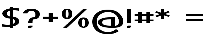 Pathos-ExtraexpandedBold Font OTHER CHARS