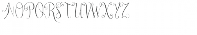 Paris in the Spring Font UPPERCASE