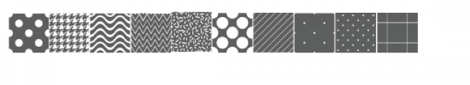 pattern tiles doodlebat Font OTHER CHARS