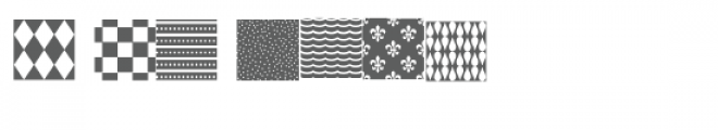 pattern tiles doodlebat Font OTHER CHARS