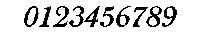 Pabst Oldstyle Regular Italic Font OTHER CHARS