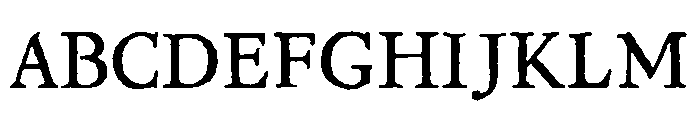 Pabst Oldstyle Regular Font UPPERCASE