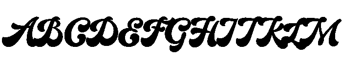 Pacifica Regular Font UPPERCASE