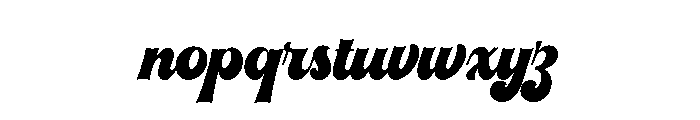 Pacifica Regular Font LOWERCASE