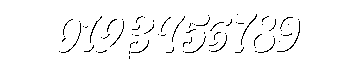 Pacifica Shadow Font OTHER CHARS