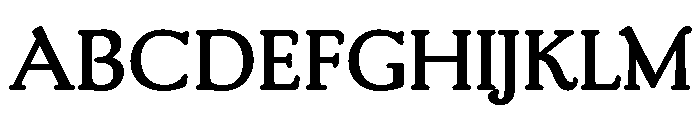 Packard New Style Bold Font UPPERCASE