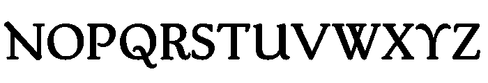 Packard New Style Bold Font UPPERCASE