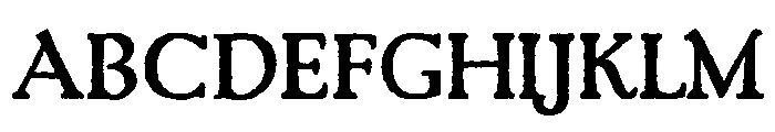 Packard Old Style Bold Font UPPERCASE