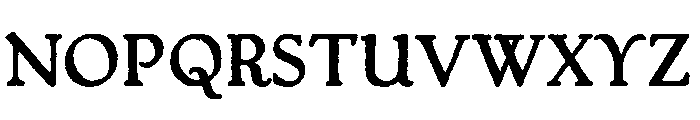 Packard Old Style Bold Font UPPERCASE