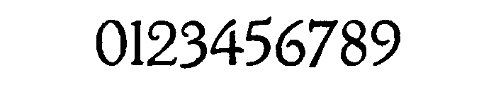 Packard Old Style Regular Font OTHER CHARS