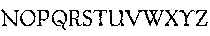 Packard Old Style Regular Font UPPERCASE