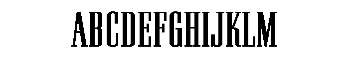 Pall Mall Bold Titling Font UPPERCASE