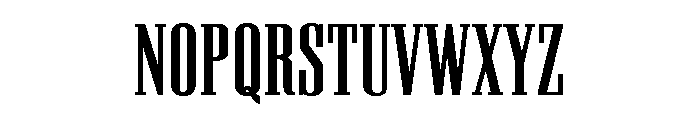 Pall Mall Bold Titling Font UPPERCASE