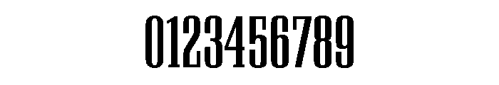 Pall Mall Bold Font OTHER CHARS