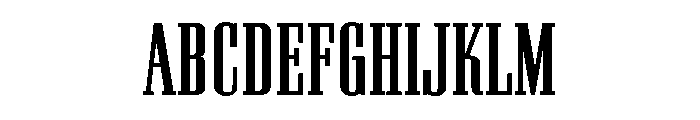Pall Mall Bold Font UPPERCASE